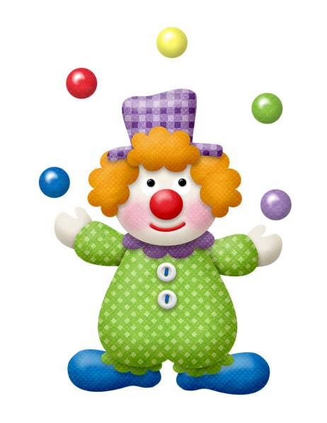 Clown Edible Image For Your Quarter Sheet Cake!