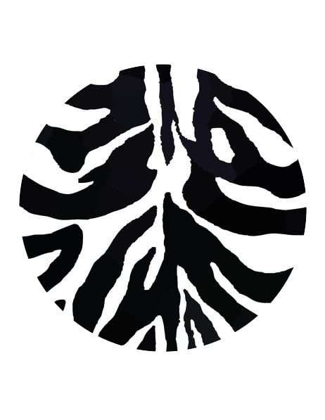 Pre-Cut Zebra Design By TNCT Edible Images For Your 1.875" Cupcakes Or Cookies!