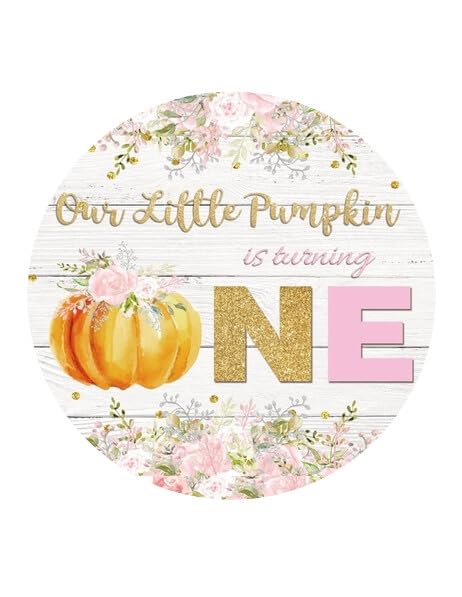 2" Pre-Cut Round Our Pumpkin Is 1 Edible Image Cupcake Toppers!