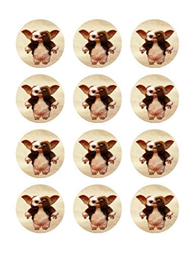 2" Round Pre-Cut Gizmo Edible Images For Your Cupcakes!