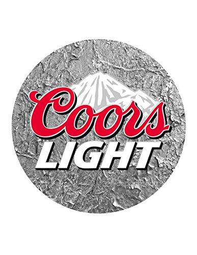 1.875" Pre-Cut Round Coors Light Label Edible Images For Your Cupcakes!