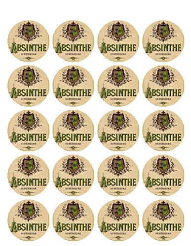 1.875" Pre-Cut Round Label Design Edible Image Cupcake Toppers!