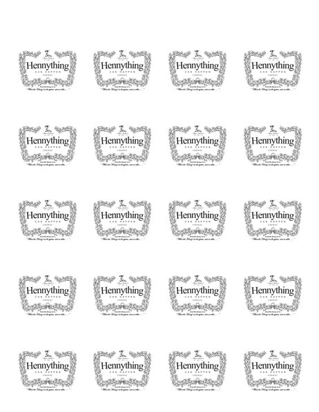 Round Pre-Cut 1.875" Funny Edible Image Cupcake Toppers!