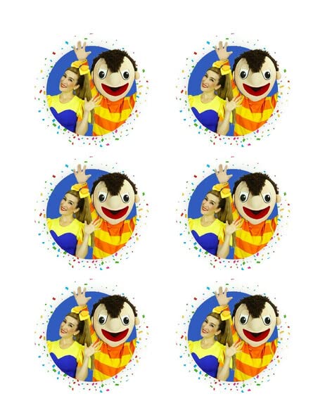 3" Round Pre-Cut Characters Edible Image Cupcake Toppers By TNCT!