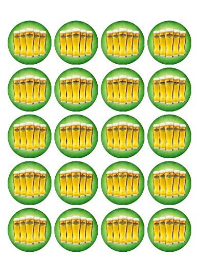 1.875" Beers Design Edible Images For Your Cupcakes!