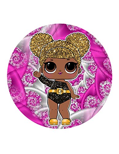 Queen Bee Pink Edible Image For 9.5" Round Cake By TNCT!