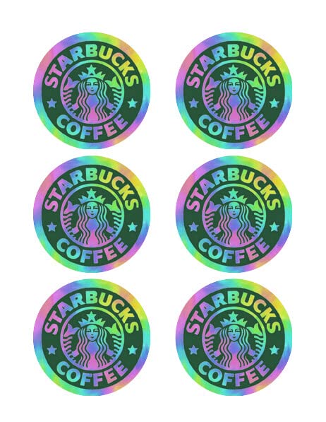 3" Round Pre-Cut Tye Dye Edible Image Cupcake Toppers By TNCT!