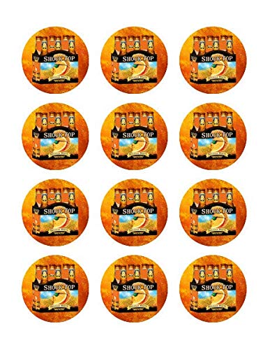 2" Pre-Cut Round Orange Beer Edible Images For Your Cupcakes By TNCT!