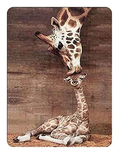 Mama & Baby Giraffe Custom Edible Image For Quarter Sheet Cake!