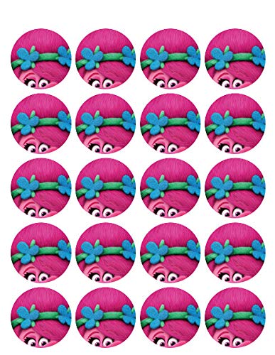 1.875" Round Pre-Cut Queen Pink Edible Image Cupcake/Cookie Toppers!