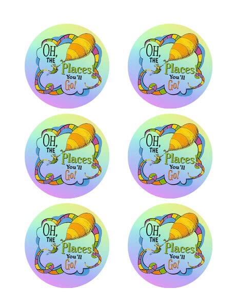 3" Round Pre-Cut Quote Design Edible Image Cupcake Toppers!