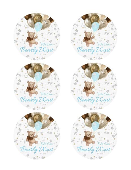 3" Round Pre-Cut Bearly Wait Edible Image Cupcake Or Cookie Toppers By TNCT!