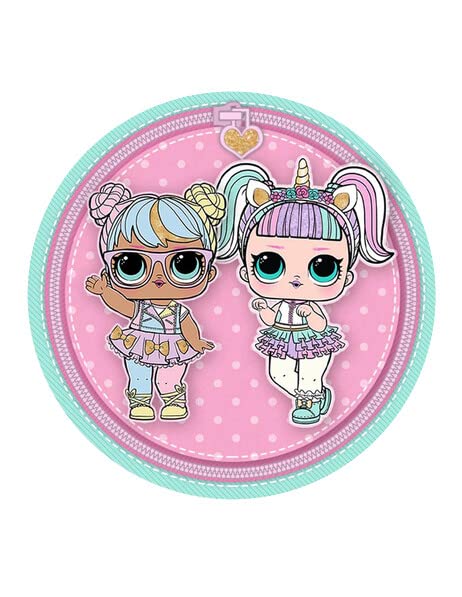 3" Round Pre-Cut Dolls Edible Image Cupcake & Cookie Toppers!