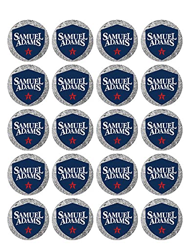 1.875" Pre-Cut Round Sam Adams Label Edible Images For Your Cupcakes!