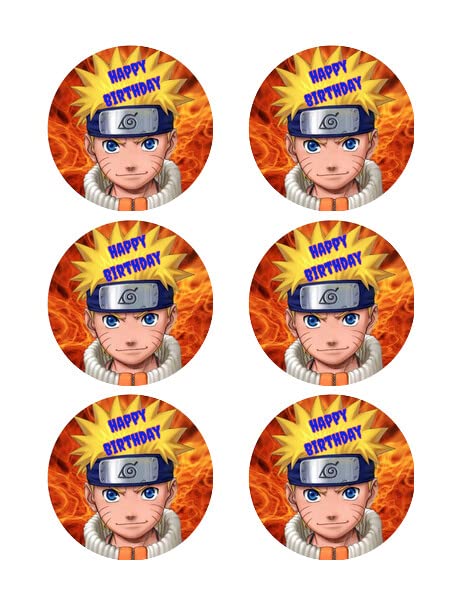 3" Round Pre-Cut Ninja Edible Image Cupcake Toppers!