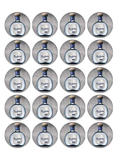 1.875" Pre-Cut Round Don Julio Label Edible Images For Your Cupcakes & Baked Goods!